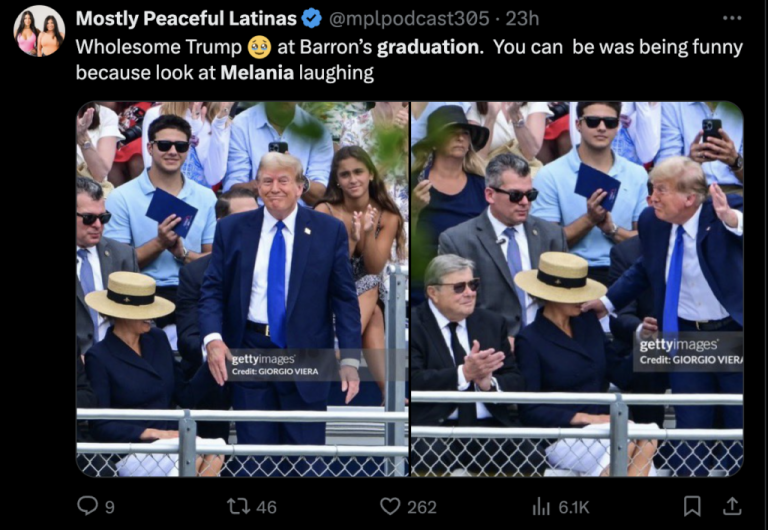 Melania Stuns With Incredibly Beautiful Outfit At Barron’s Graduation